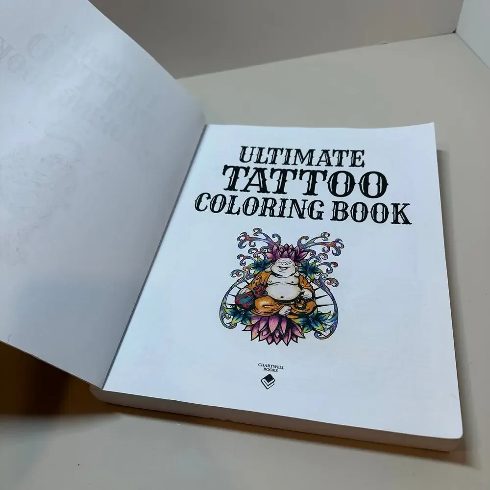 Ulitmate Tattoo Coloring Book Coster Patience Chartwell